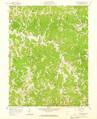 Garretts Bend 1958 topographic map thumbnail