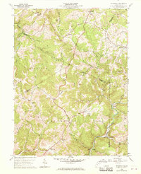 Gladesville 1960 topographic map thumbnail