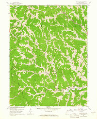 Glover Gap 1960 topographic map thumbnail