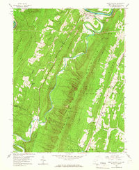 Great Cacapon 1958 topographic map thumbnail