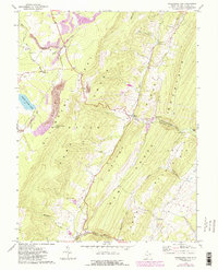 Greenland Gap 1967 topographic map thumbnail