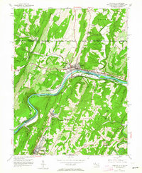 Hancock 1951 topographic map thumbnail
