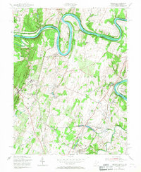 Hedgesville 1955 topographic map thumbnail