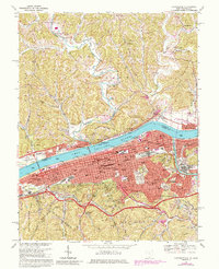 Huntington 1968 topographic map thumbnail