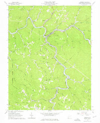 Iaeger 1964 topographic map thumbnail