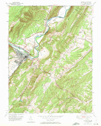 Keyser 1949 topographic map thumbnail