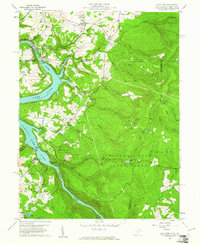 Lake Lynn 1960 topographic map thumbnail