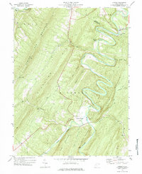 Largent 1973 topographic map thumbnail