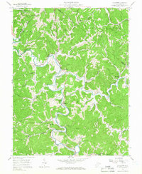 Lavalette 1957 topographic map thumbnail