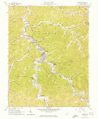 Madison 1962 topographic map thumbnail
