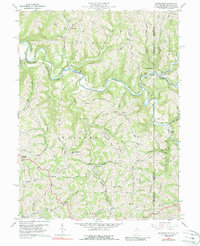Majorsville 1959 topographic map thumbnail