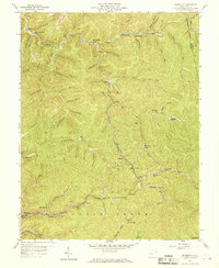 Mammoth 1957 topographic map thumbnail