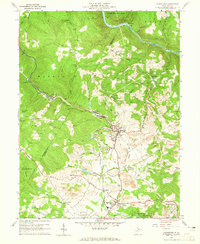 Masontown 1960 topographic map thumbnail