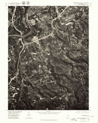 Morgantown South 1976 topographic map thumbnail