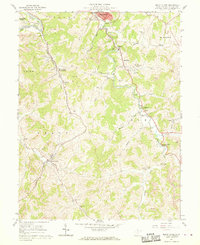 Mount Clare 1961 topographic map thumbnail