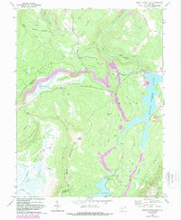 Mount Storm Lake 1967 topographic map thumbnail