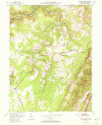 Mount Storm 1949 topographic map thumbnail