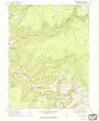 Mozark Mountain 1968 topographic map thumbnail