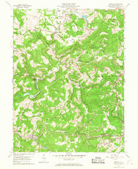 Newburg 1960 topographic map thumbnail