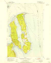 Nordland 1953 topographic map thumbnail