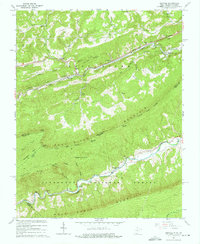 Oakvale 1965 topographic map thumbnail