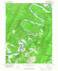 Paw Paw 1950 topographic map thumbnail