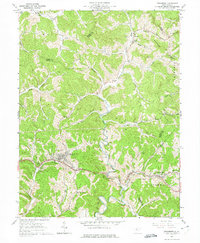 Pennsboro 1961 topographic map thumbnail