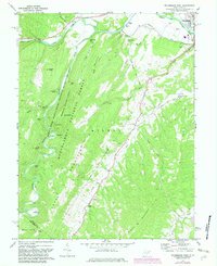 Petersburg West 1969 topographic map thumbnail