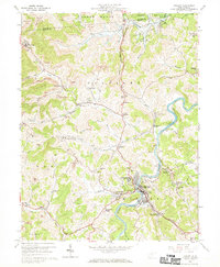 Philippi 1960 topographic map thumbnail