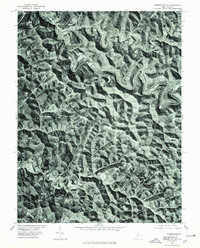 Porters Falls 1976 topographic map thumbnail