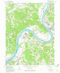 Ravenswood 1960 topographic map thumbnail