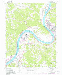 Ravenswood 1960 topographic map thumbnail