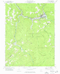 Richwood 1972 topographic map thumbnail