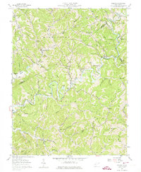 Romance 1957 topographic map thumbnail