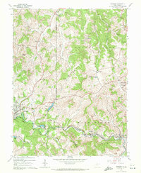 Rosemont 1960 topographic map thumbnail
