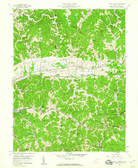 Scott Depot 1958 topographic map thumbnail