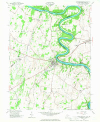 Shepherdstown 1953 topographic map thumbnail