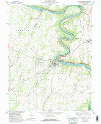 Shepherdstown 1978 topographic map thumbnail