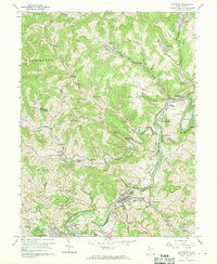 Shinnston 1960 topographic map thumbnail