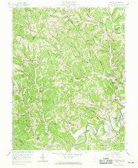 Sissonville 1958 topographic map preview