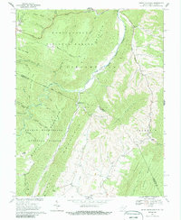 Snowy Mountain 1969 topographic map thumbnail