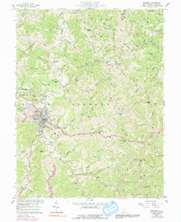 Spencer 1957 topographic map thumbnail