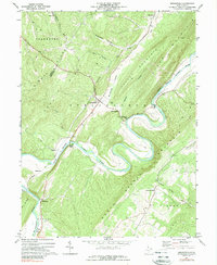 Springfield 1973 topographic map thumbnail
