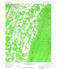Stotlers Crossroads 1958 topographic map thumbnail