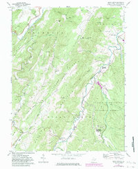 Sugar Grove 1969 topographic map thumbnail