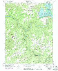 Summersville Dam 1969 topographic map thumbnail