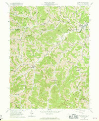 Wadestown 1958 topographic map thumbnail