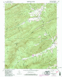 Waiteville 1965 topographic map thumbnail