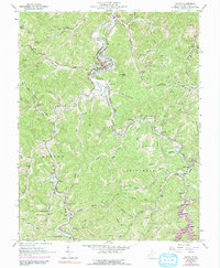 Wayne 1962 topographic map thumbnail