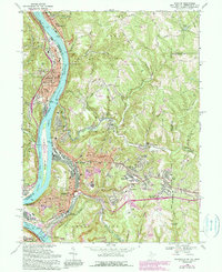Weirton 1968 topographic map thumbnail